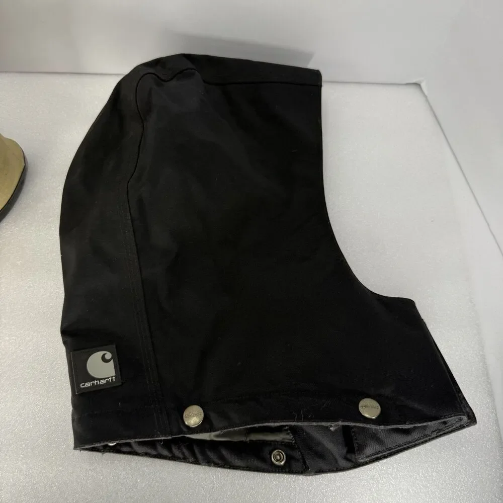Carhartt Shoreline Jacket Size Large Hood Only Detachable Black Nylon J175 BLK